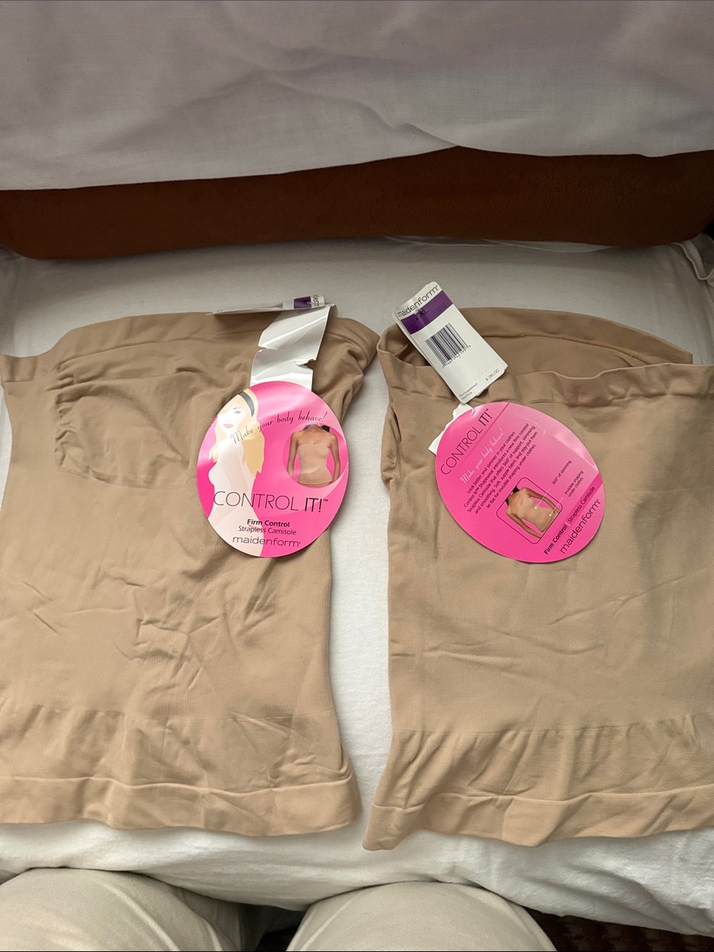 Women’s maiden form control it strapless camisole lot of 2